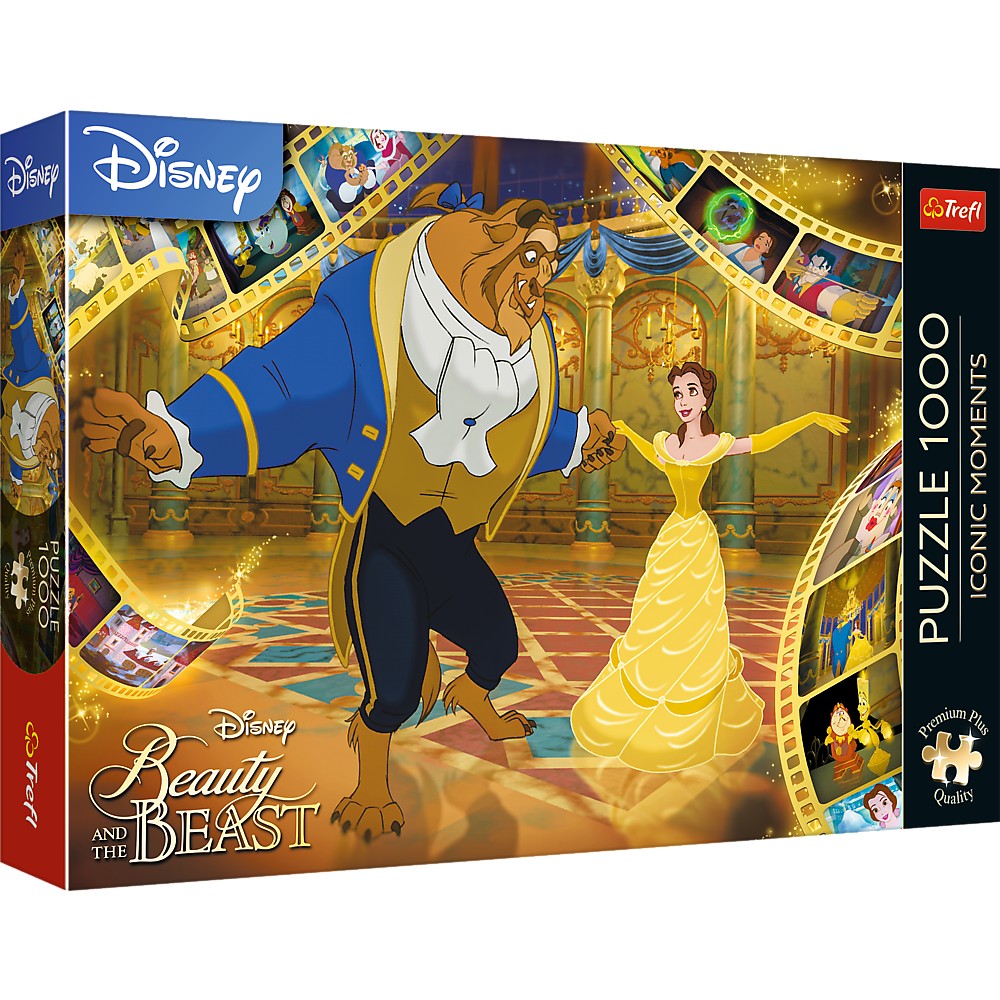 Puzzle 1000 piese - Disney - Premium Plus - Frumoasa si Bestia | Trefl - 1 | YEO