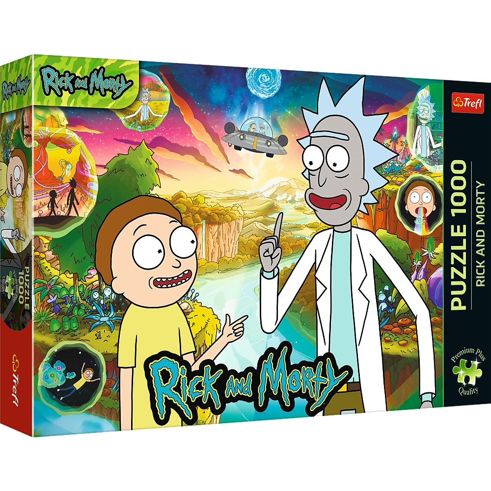 Puzzle 1000 piese - Premium Plus - Rick & Morty | Trefl - 1 | YEO