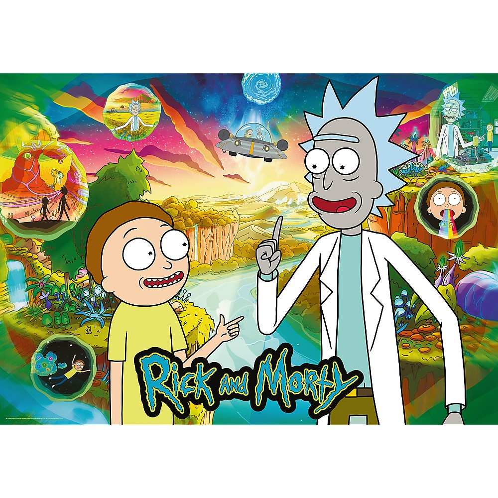 Puzzle 1000 piese - Premium Plus - Rick & Morty | Trefl