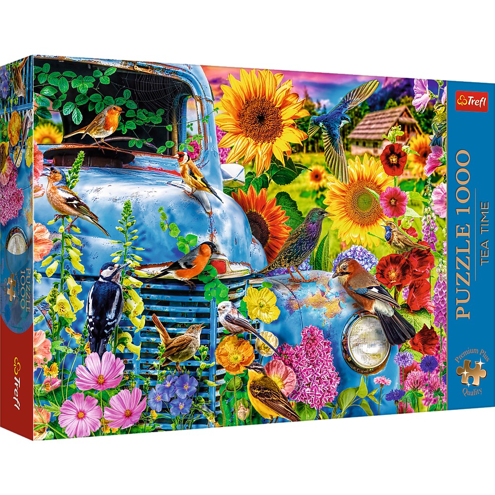 Puzzle 1000 piese - Tea Time - Calatorie cu caravana | Trefl - 3