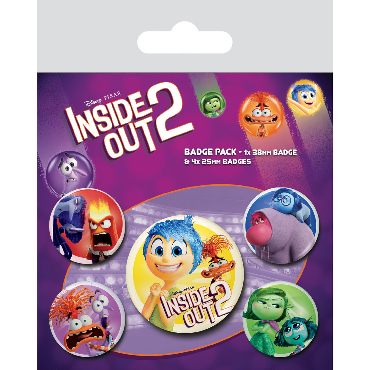 Set 5 insigne - Inside Out - Emotional Duos | Pyramid International