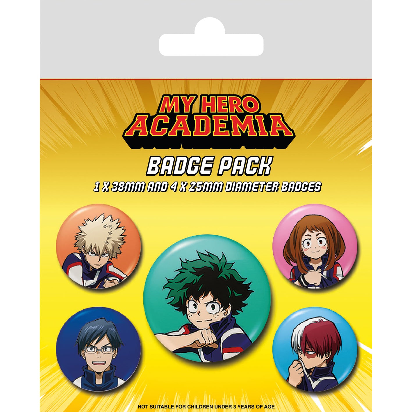 Set 5 insigne - My Hero Academia - Team | Pyramid International