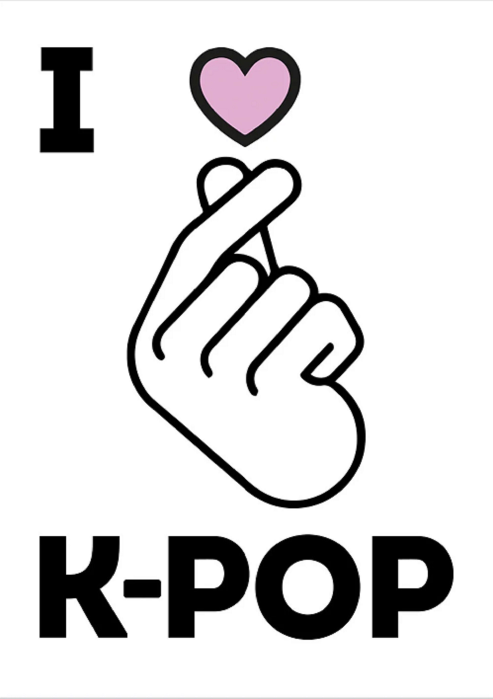 Carte postala - I Love K-Pop | Pyramid International