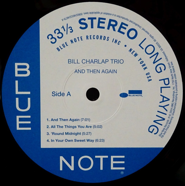 And Then Again - Vinyl | Bill Charlap Trio