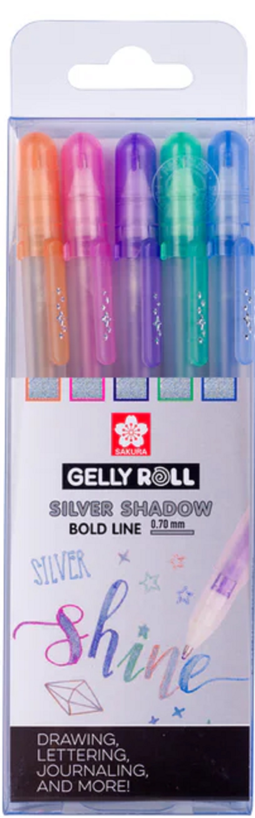 Set 5 pixuri cu gel - Multicolor | Sakura