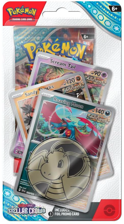 Pokemon TCG - Scarlet & Violet: Stellar Crown Premium Checklane Blister - Doua modele | The Pokemon Company