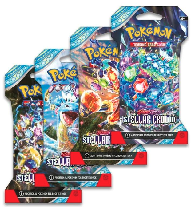 Pokemon TCG - Scarlet & Violet: Stellar Crown 1 Blister Booster Pack - Mai multe modele | The Pokemon Company - 4 | YEO