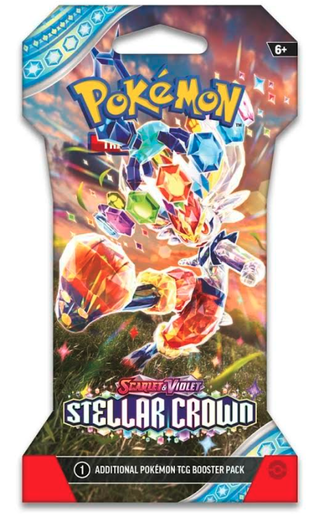 Pokemon TCG - Scarlet & Violet: Stellar Crown 1 Blister Booster Pack - Mai multe modele | The Pokemon Company