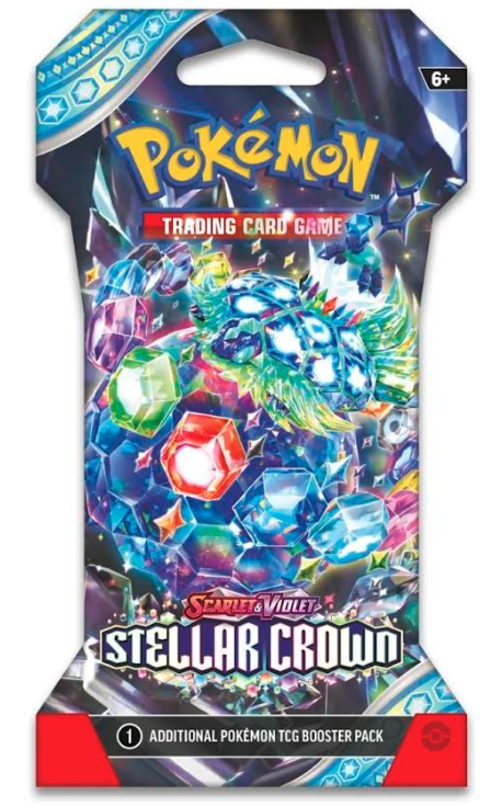 Pokemon TCG - Scarlet & Violet: Stellar Crown 1 Blister Booster Pack - Mai multe modele | The Pokemon Company - 1 | YEO