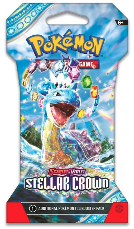 Pokemon TCG - Scarlet & Violet: Stellar Crown 1 Blister Booster Pack - Mai multe modele | The Pokemon Company - 2 | YEO