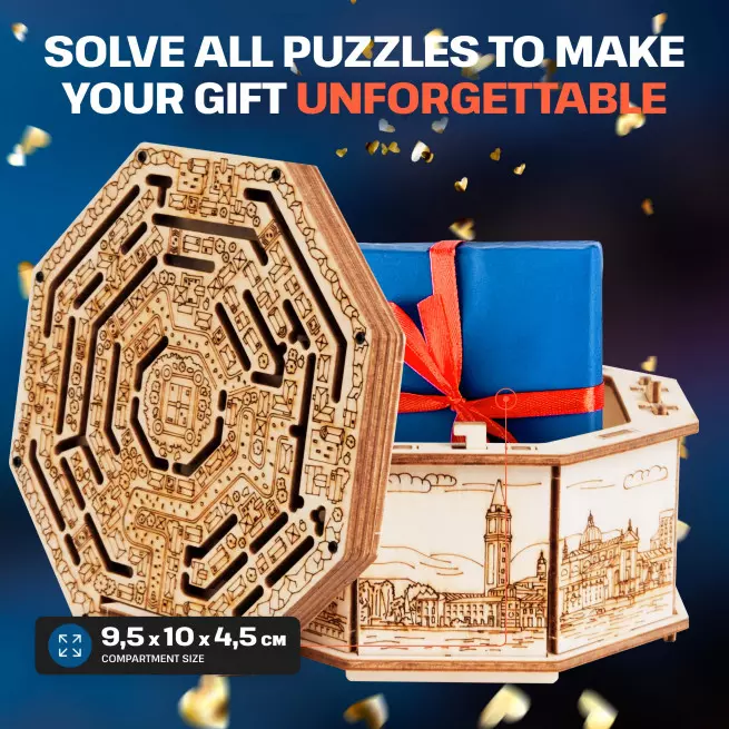 Puzzle 3D, 315 piese - Secret Maze Box | Escape Welt - 2 | YEO