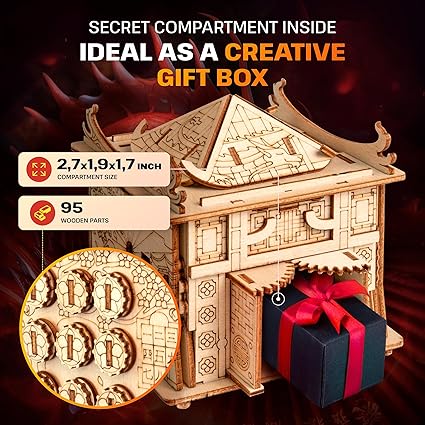 Puzzle 3D, 95 piese - House of the Dragon | Escape Welt - 4 | YEO