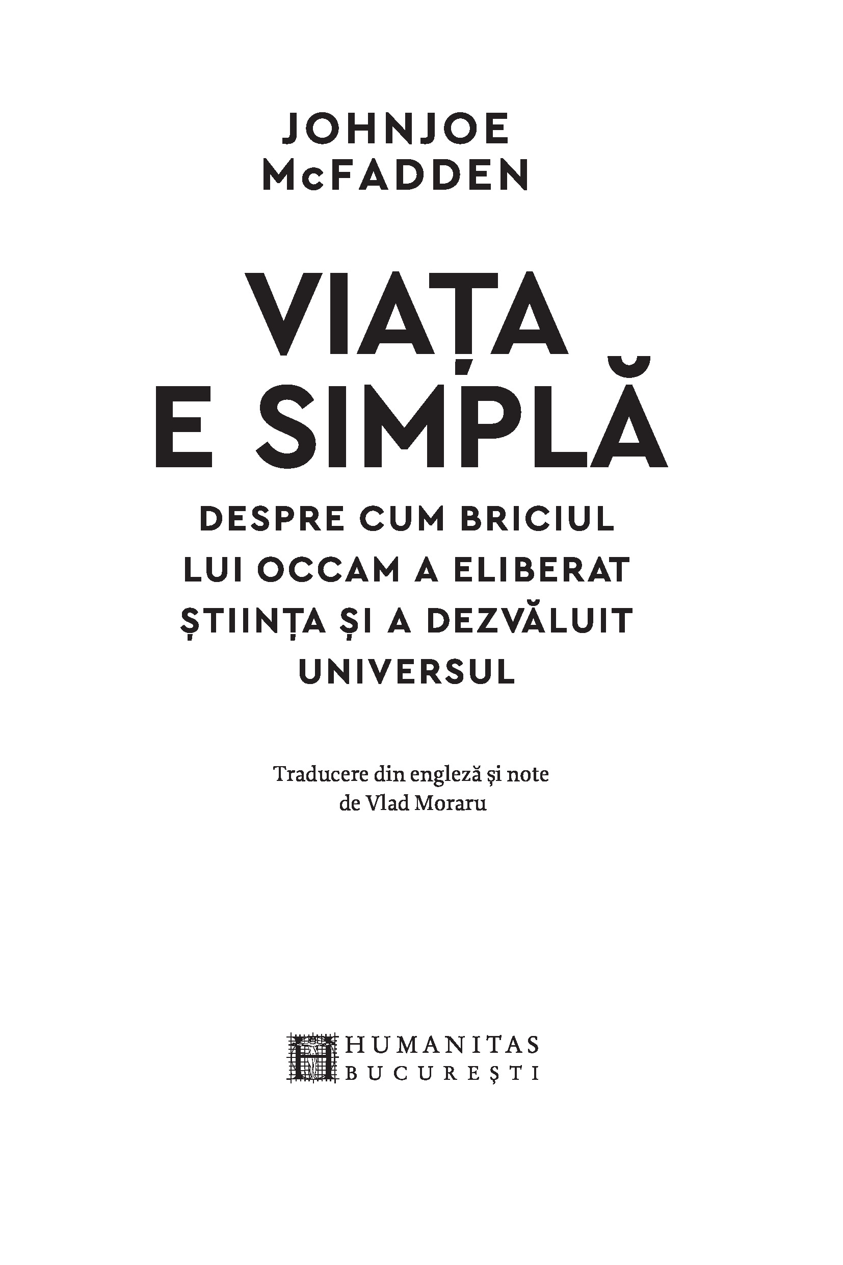 Viata e simpla | Johnjoe McFadden - 1 | YEO