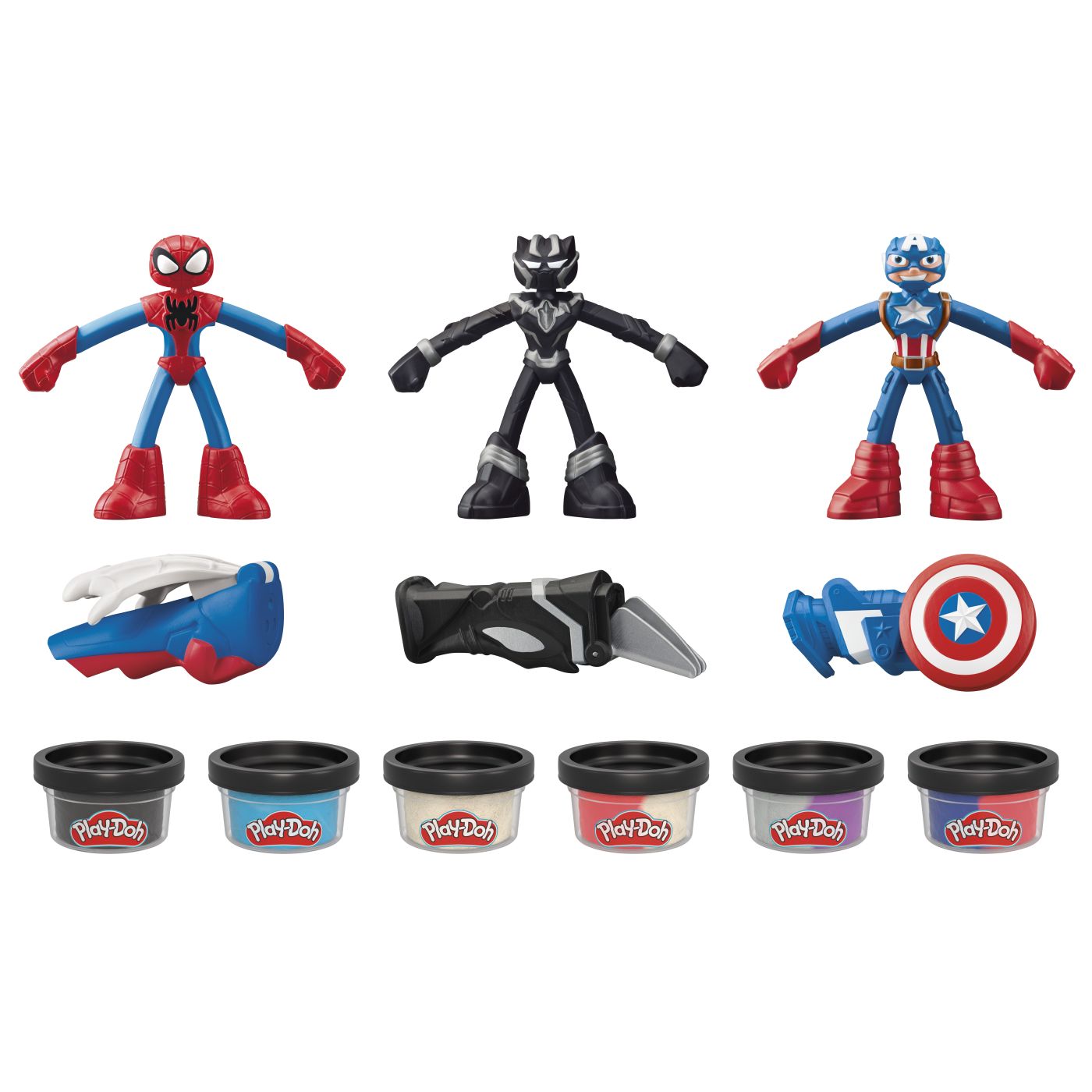 Set joaca cu accesorii - Marvel - 3 Eroi in actiune | Hasbro