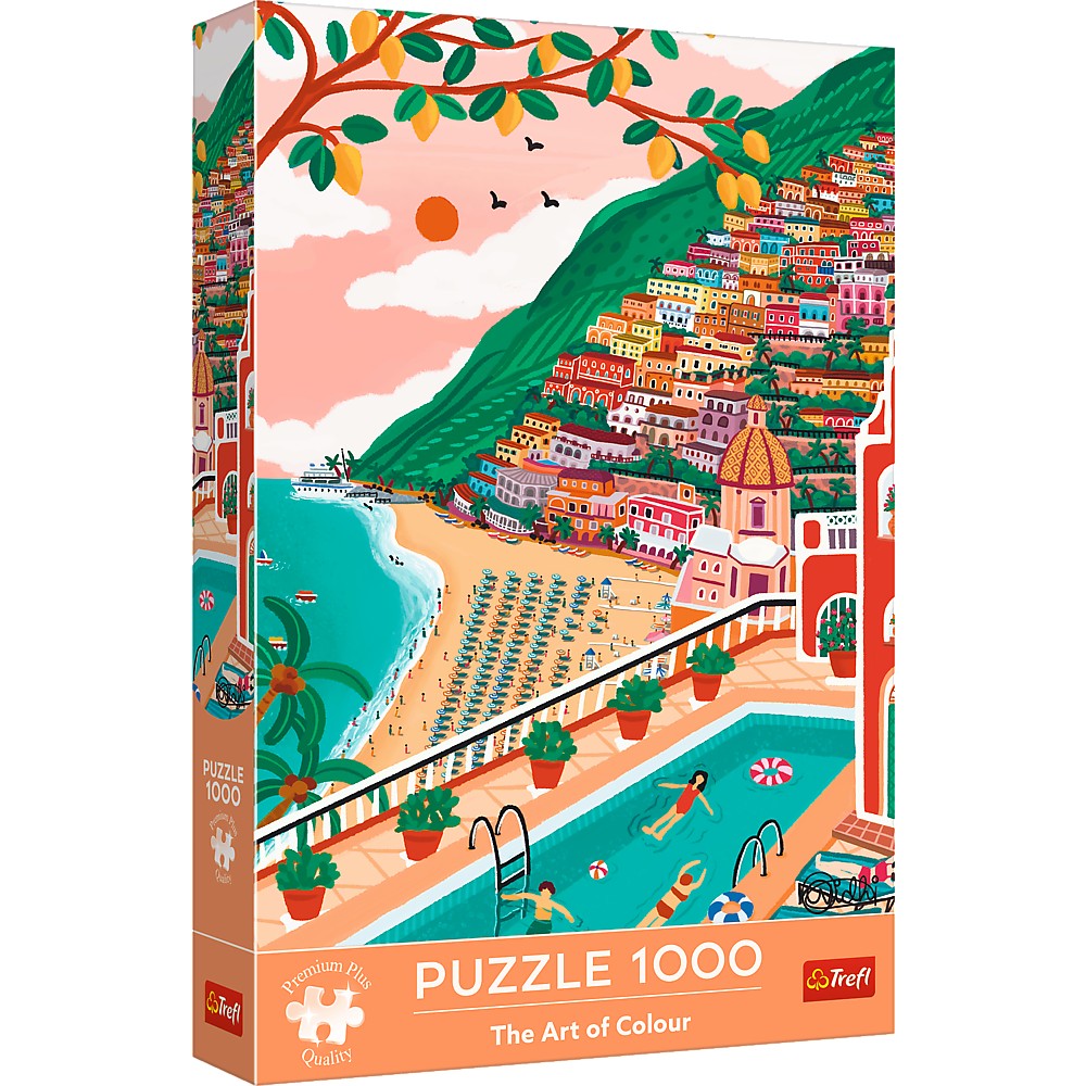 Puzzle 1000 de piese - Positano, Italia | Trefl - 1 | YEO