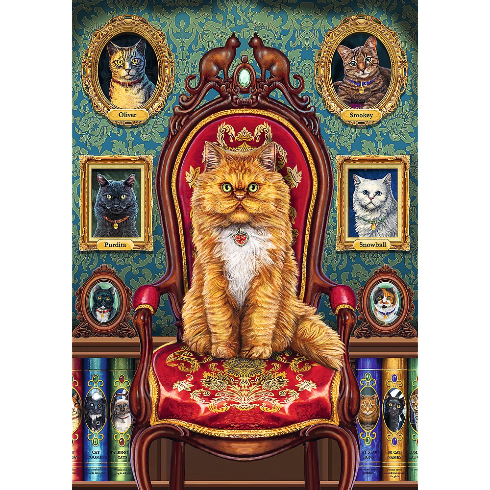 Puzzle 1000 de piese - Mad about cats | Trefl