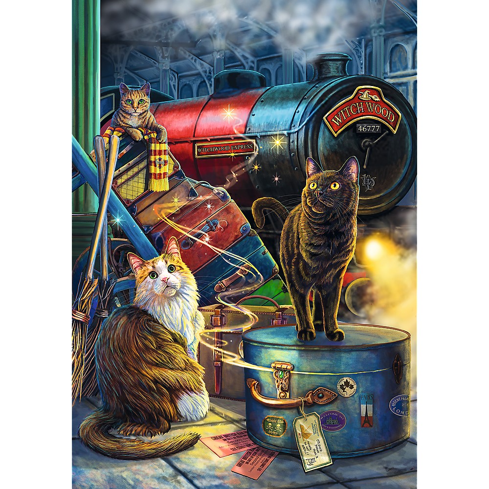 Puzzle 1000 de piese - Witchwood Express | Trefl