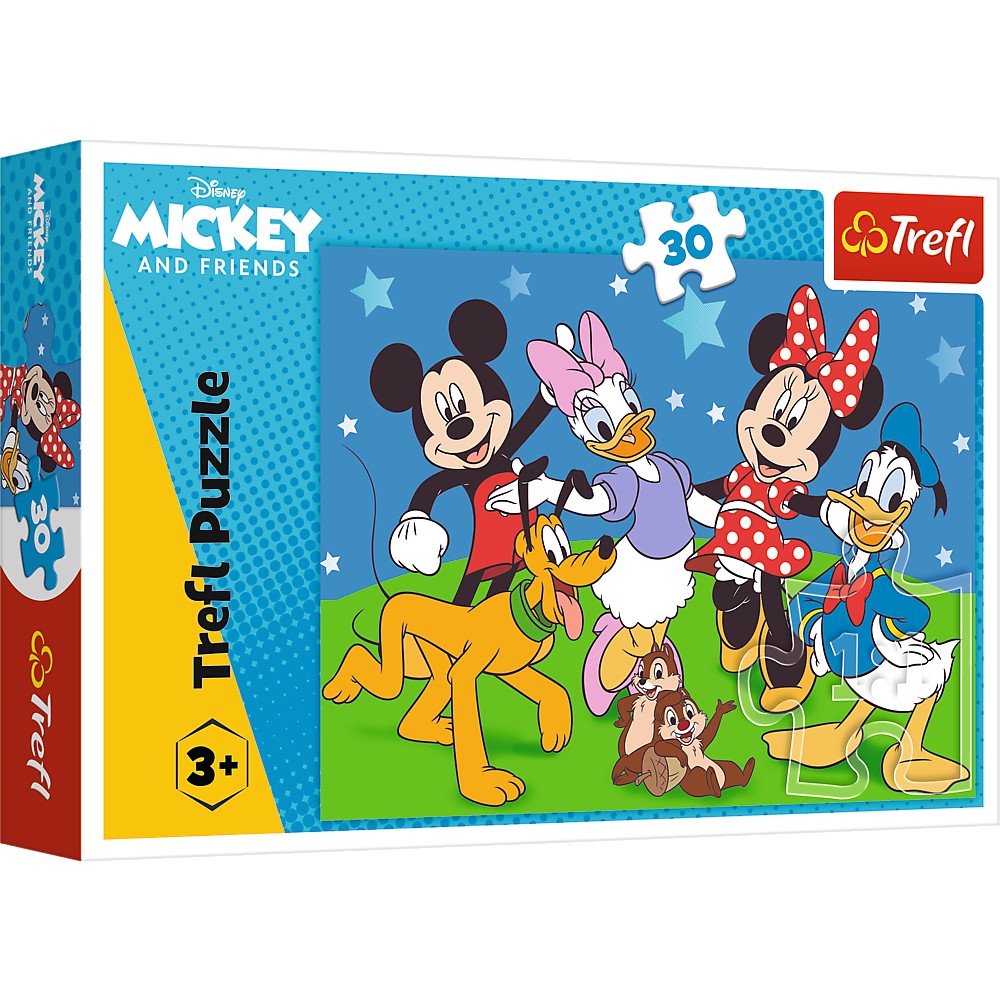 Puzzle 30 de piese - Disney Mickey And Friends | Trefl - 1