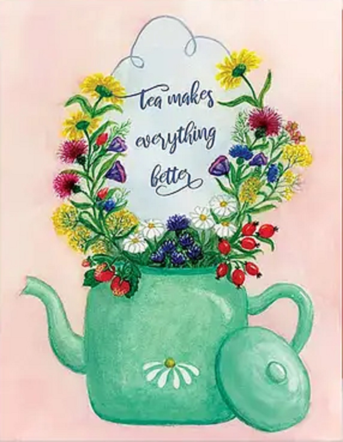 Felicitare - Tea makes everything better | Luna Pictata