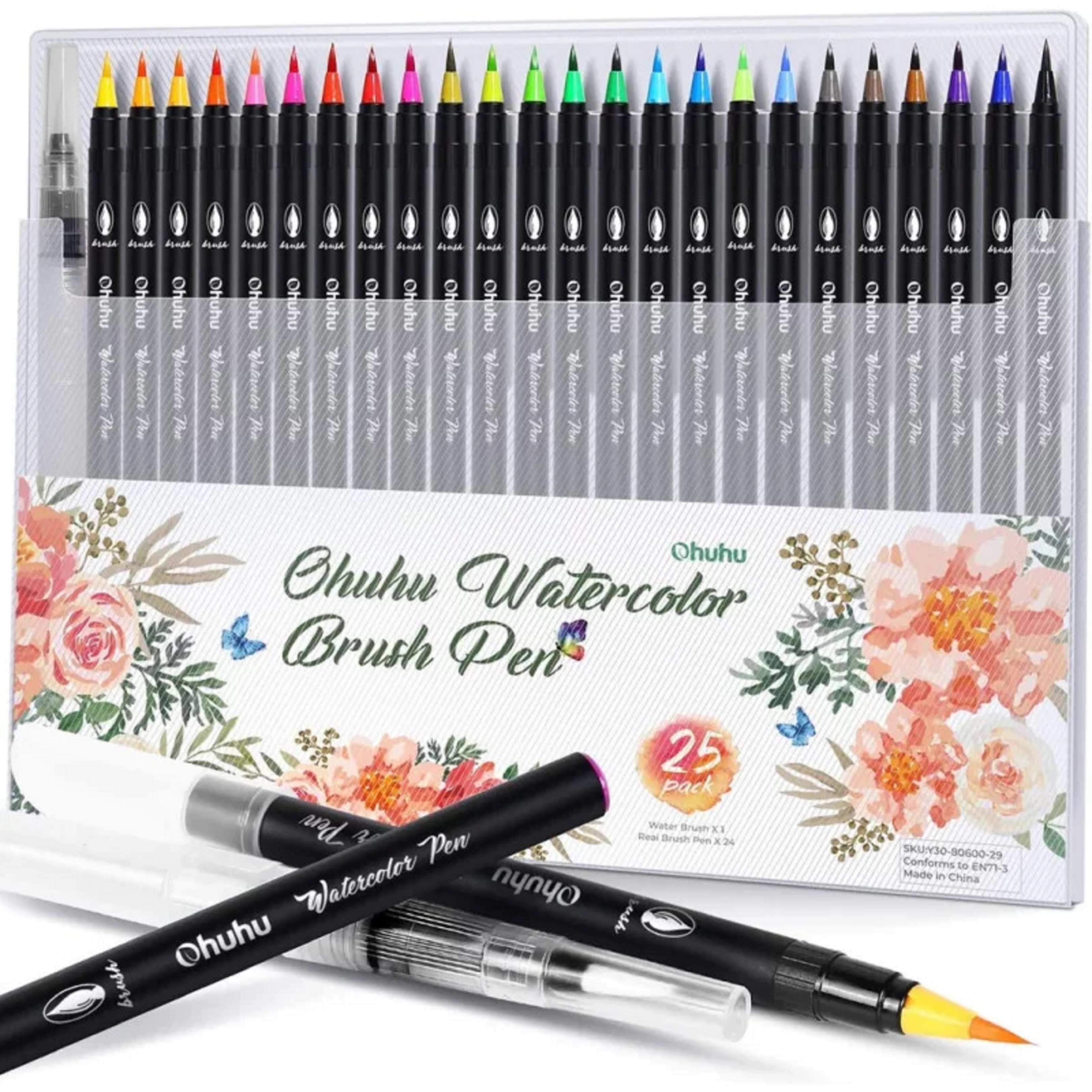 Set 25 carioci - Watercolor - Multicolor | Ohuhu