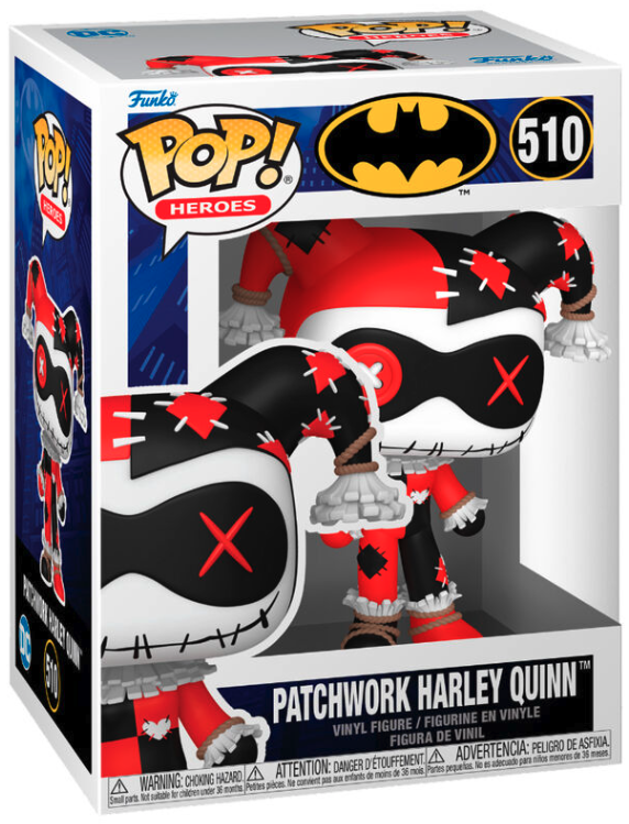 Figurina - Pop! Batman: Patchwork Harley Quinn | Funko - 1 | YEO