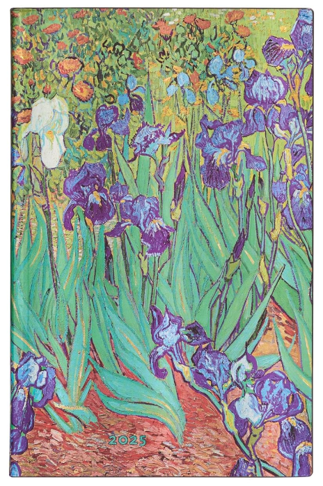 Agenda 2025 - Van Gogh\'s Irises - Maxi, Horizontal, Softcover | Paperblanks - 5 | YEO