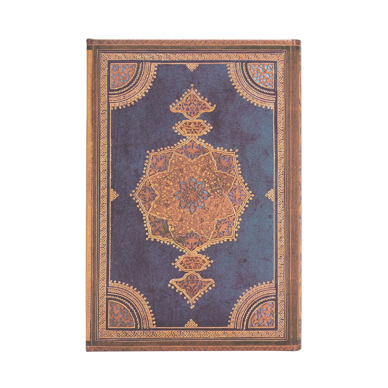 Agenda 2025 - Safavid Indigo - Safavid Binding Art - Mini, Verso, Hardcover, Wrap | Paperblanks