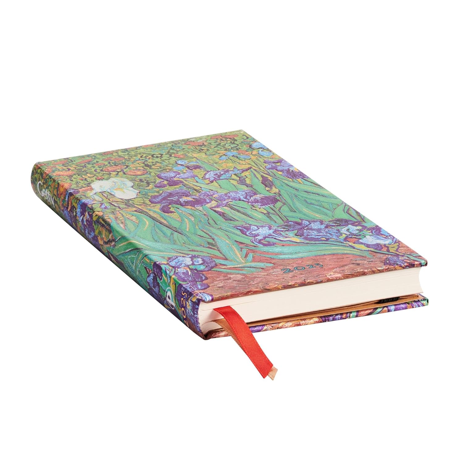 Agenda 2025 - Van Gogh’s Irises - Slim, Horizontal, Hardcover | Paperblanks - 1 | YEO