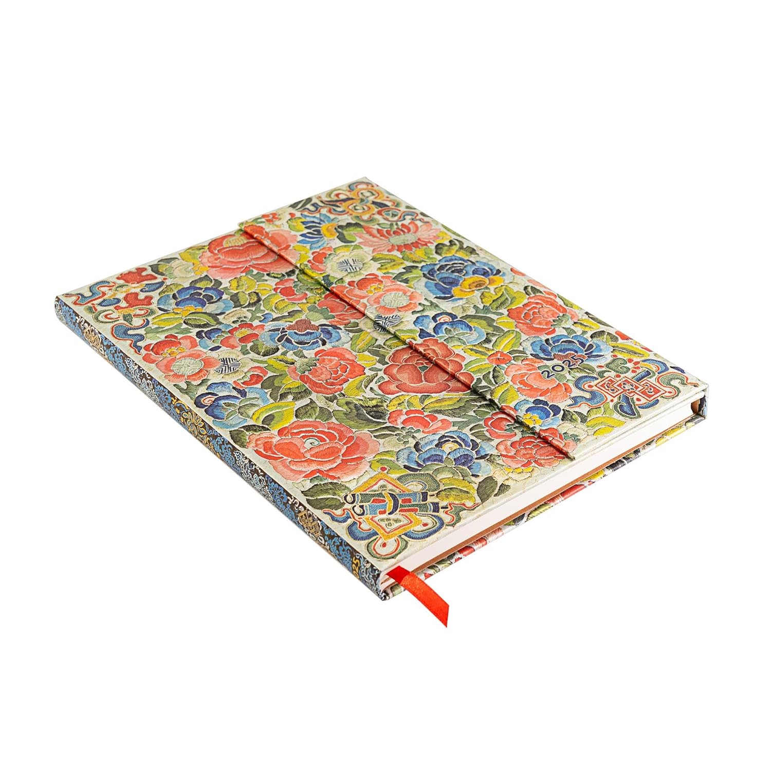 Agenda 2025 - Pear Garden - Peking Opera Embroidery - Ultra, Horizontal, Hardcover, Wrap | Paperblanks - 1 | YEO