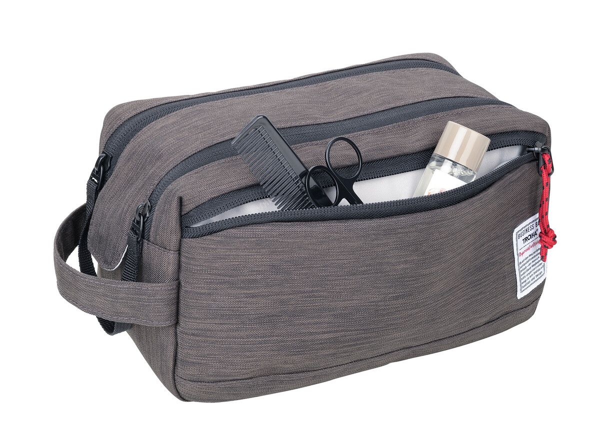 Geanta pentru cosmetice - Business Washbag - Gri | Troika