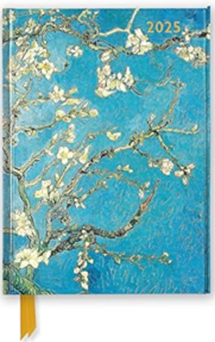 Agenda 2025 - Vincent Van Gogh - Almond Blossom | Flame Tree Calendars - 4 | YEO