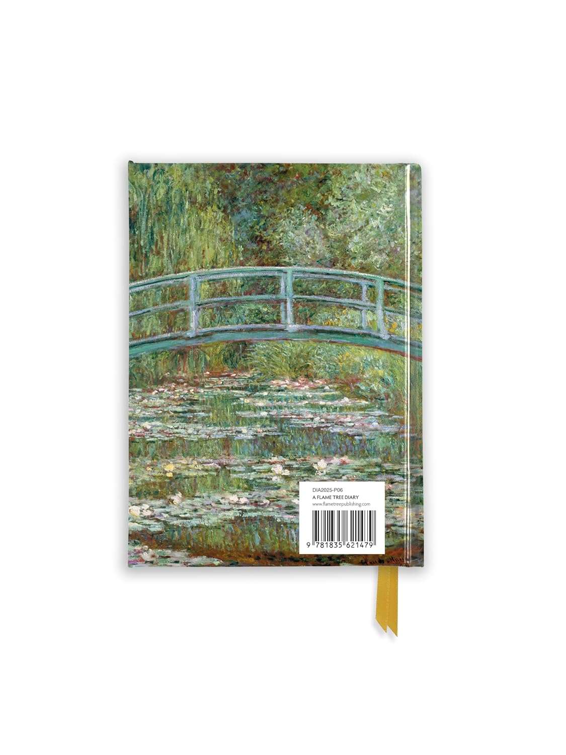 Agenda 2025 - Claude Monet - Bridge over a Pond of Water | Flame Tree Publishing - 3 | YEO