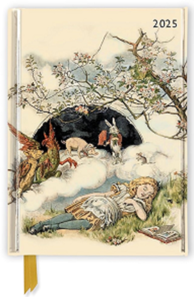 Agenda 2025 - Alice in Wonderland - Alice Asleep | Flame Tree Calendars - 4 | YEO