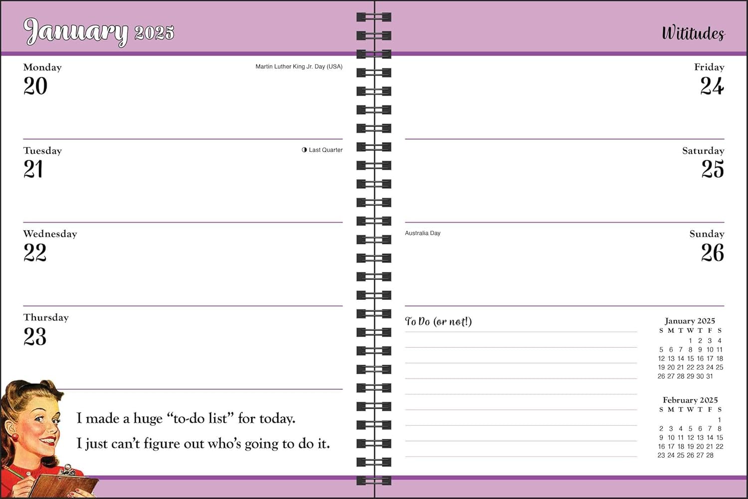 Wititudes 16-Month 2024-2025 - Weekly/Monthly Planner Calendar | Andrews McMeel Publishing - 1 | YEO