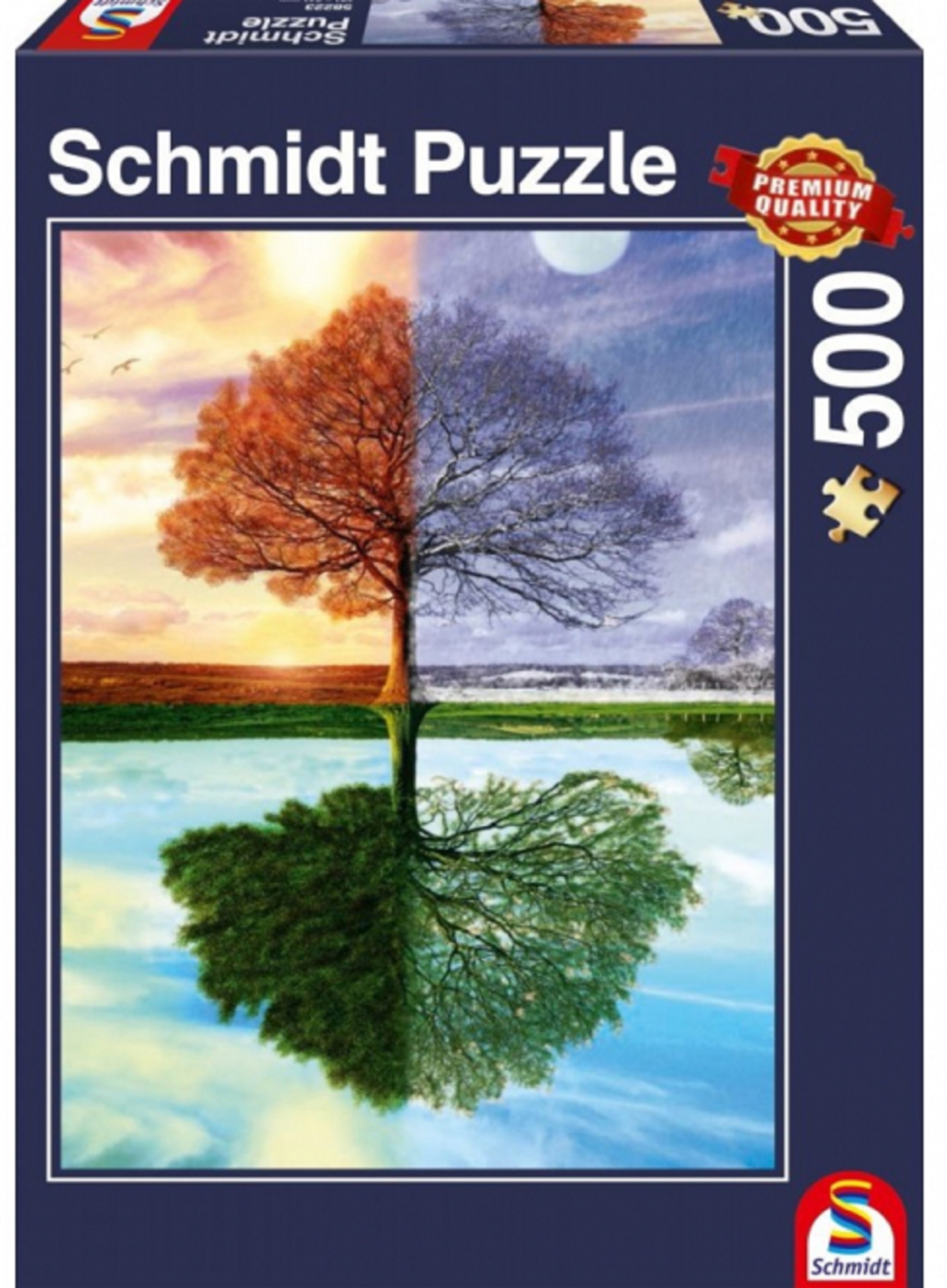 Puzzle 500 piese - Copacul anotimpurilor | Schmidt - 1