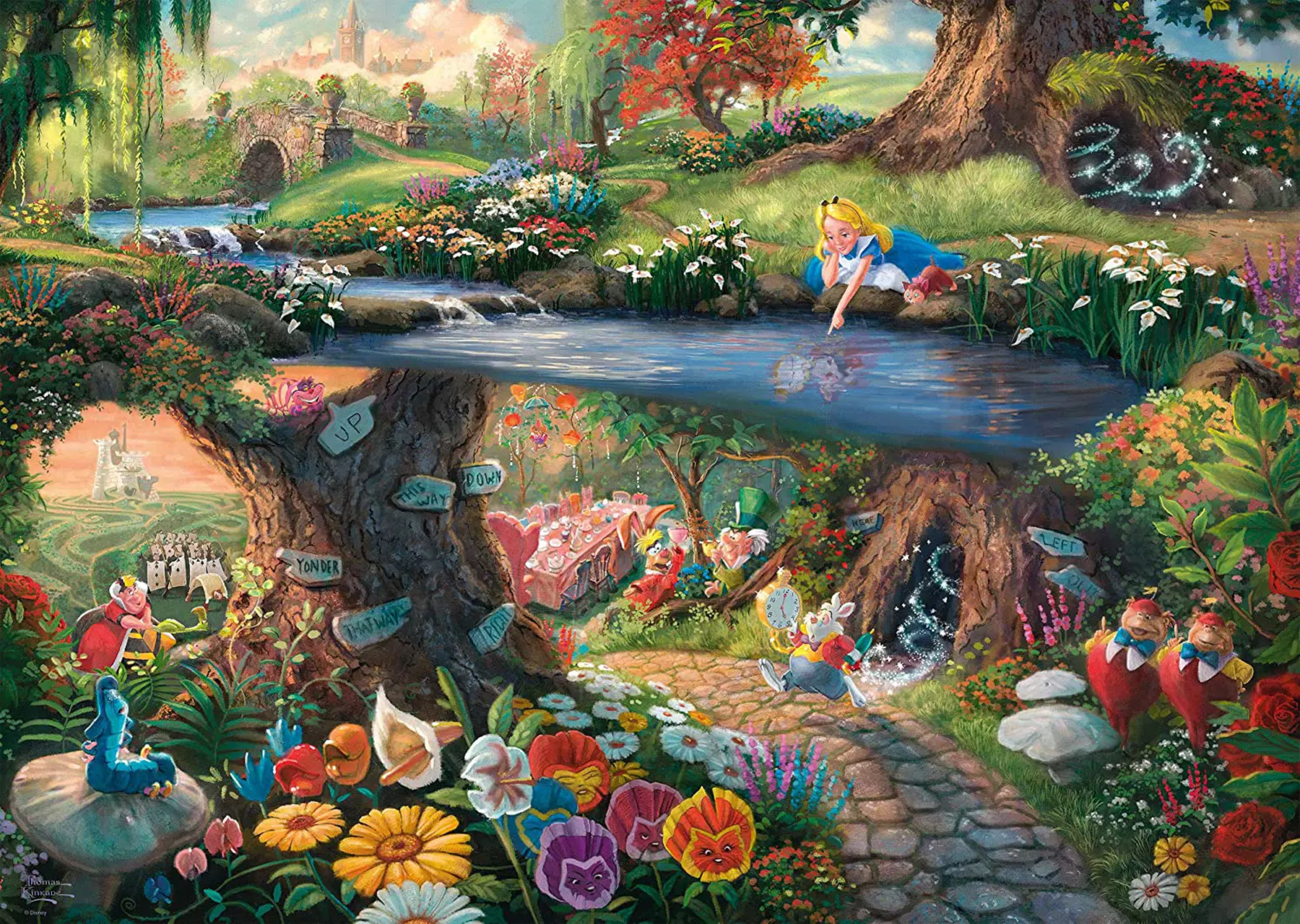 Puzzle 1000 piese - Disney - Alice in Tara Minunilor | Schmidt - 1