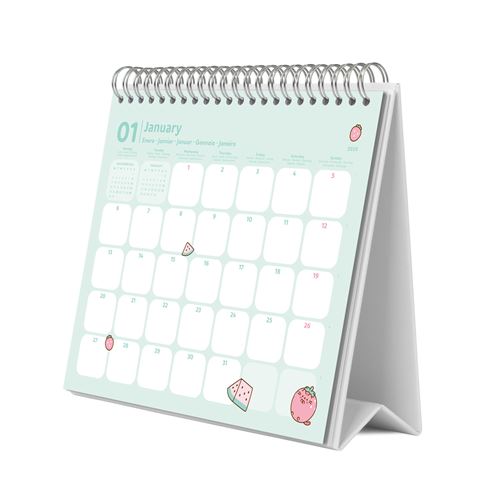 Calendar de birou 2025 - Pusheen - Pusheen Fruits | Grupo Erik