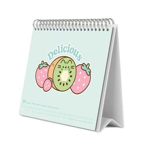 Calendar de birou 2025 - Pusheen - Pusheen Fruits | Grupo Erik - 1 | YEO