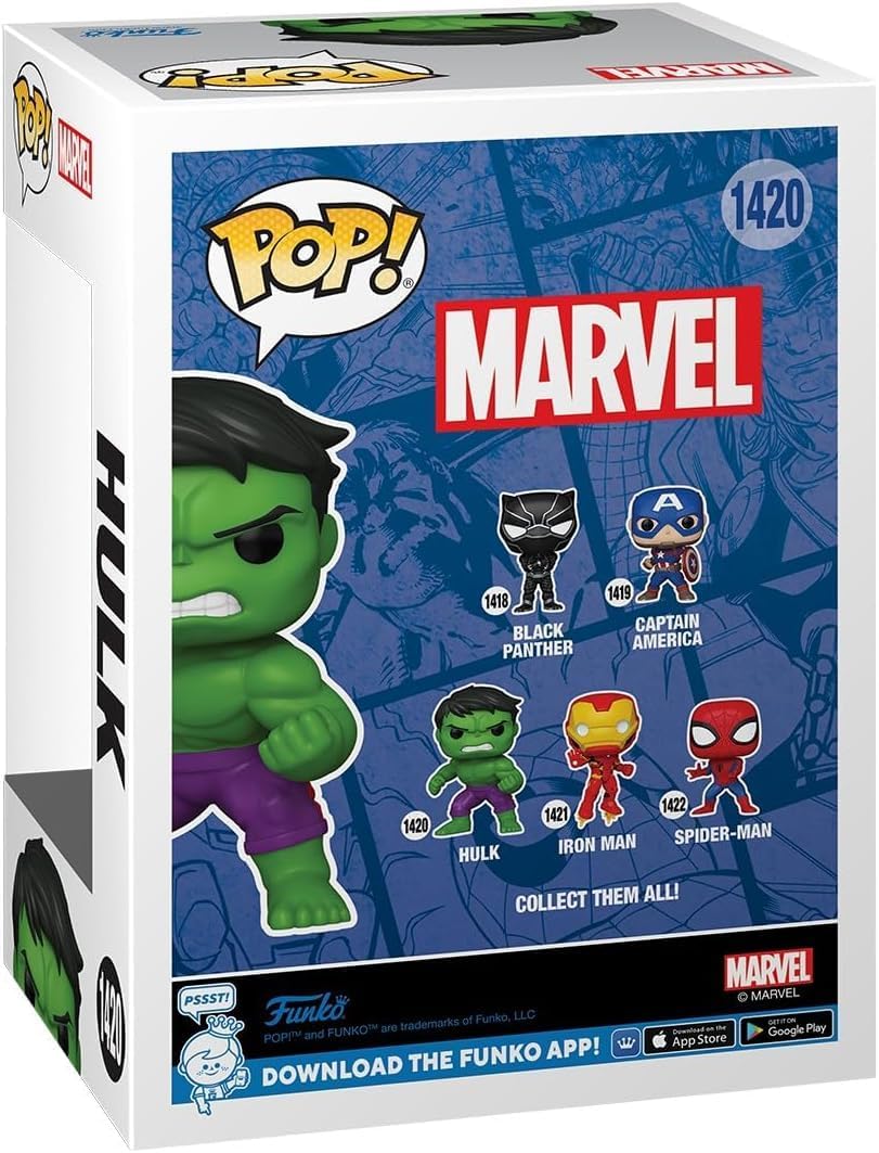 Figurina - Pop! Marvel - Hulk | Funko - 1 | YEO