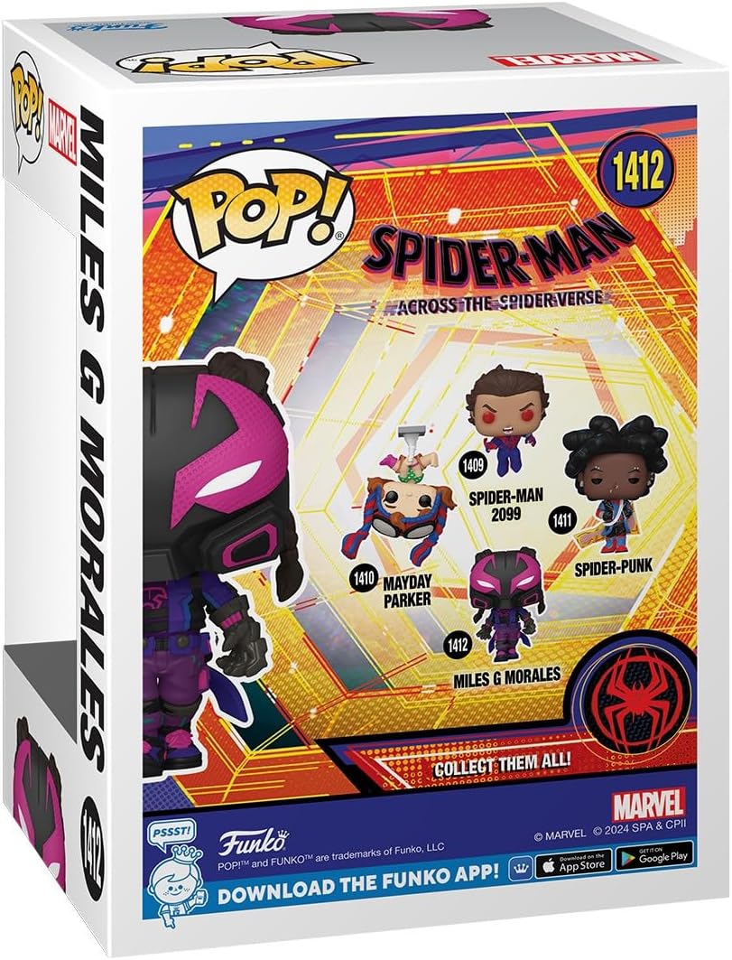 Figurina - Pop! - Spider-Man: Across the Spider-Verse - Miles G Morales (Bobblehead) | Funko - 1 | YEO