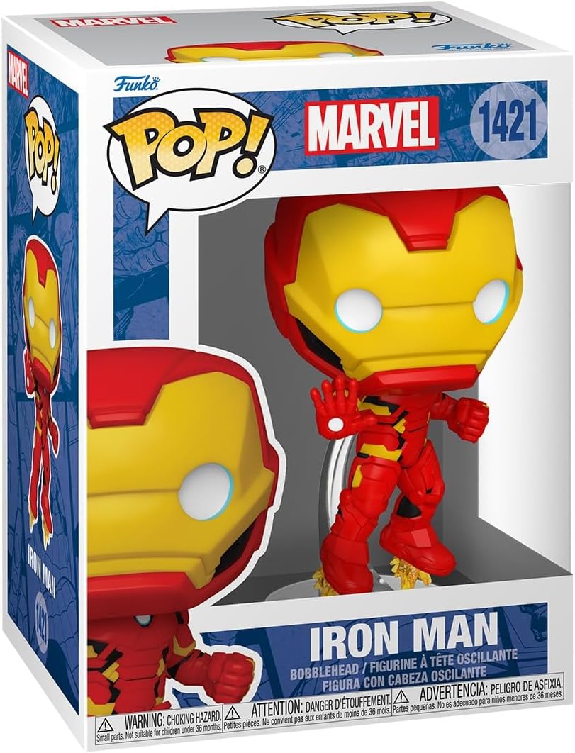 Figurina - Pop! Marvel - Iron Man (Bobblehead) | Funko - 3 | YEO