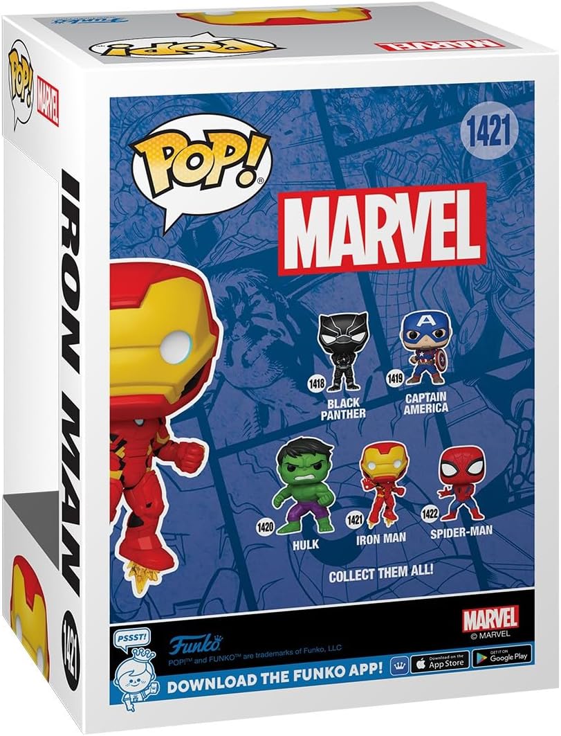 Figurina - Pop! Marvel - Iron Man (Bobblehead) | Funko - 1 | YEO