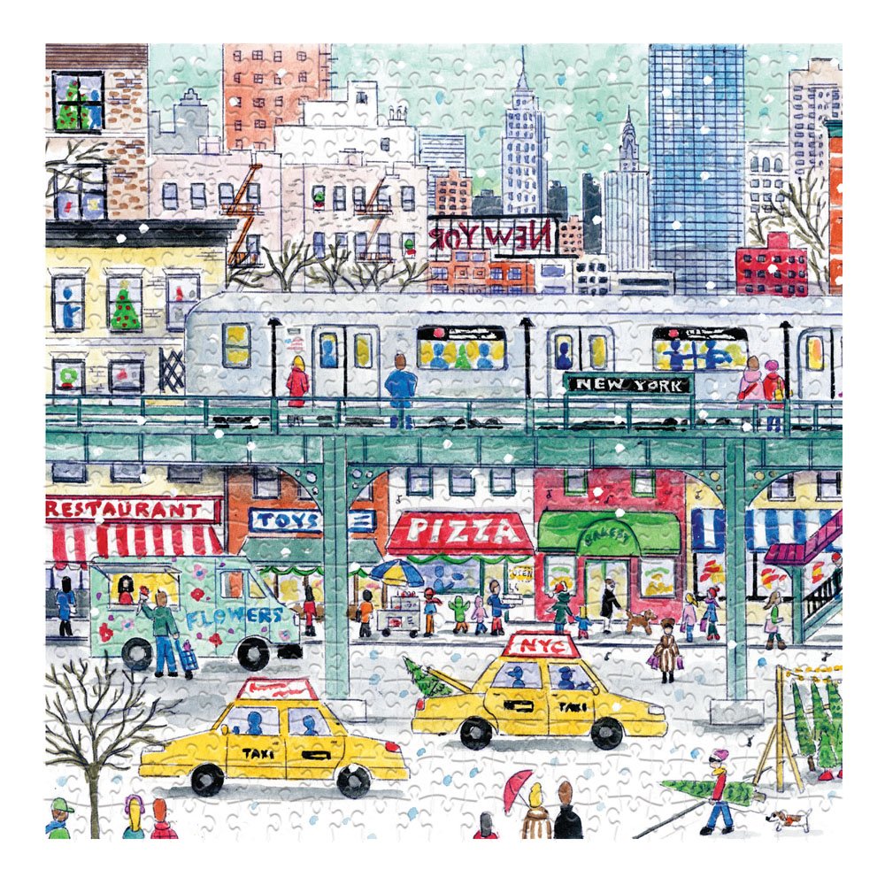 Puzzle 500 piese - Michael Storrings New York City Subway | Galison - 1