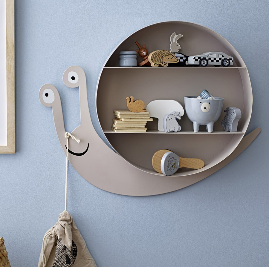 Raft - Snail Shelf Metal | Bloomingville - 1 | YEO