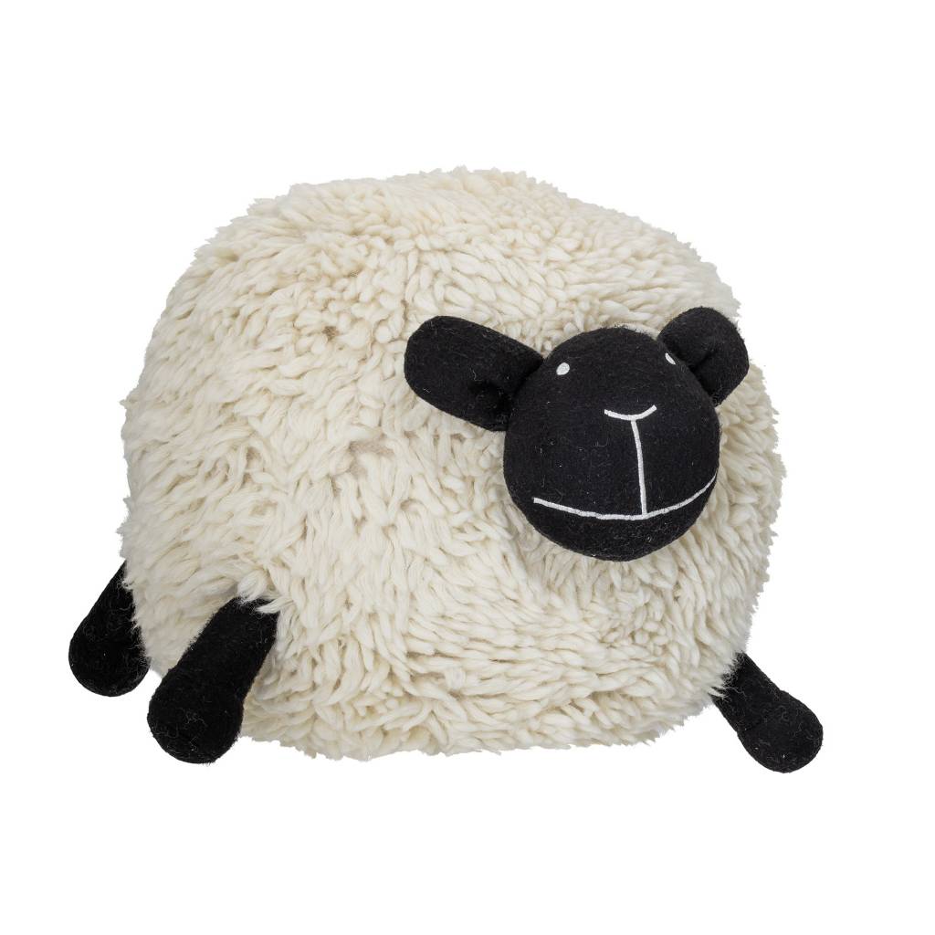 Perna - Mini Pouf White Sheep | Bloomingville