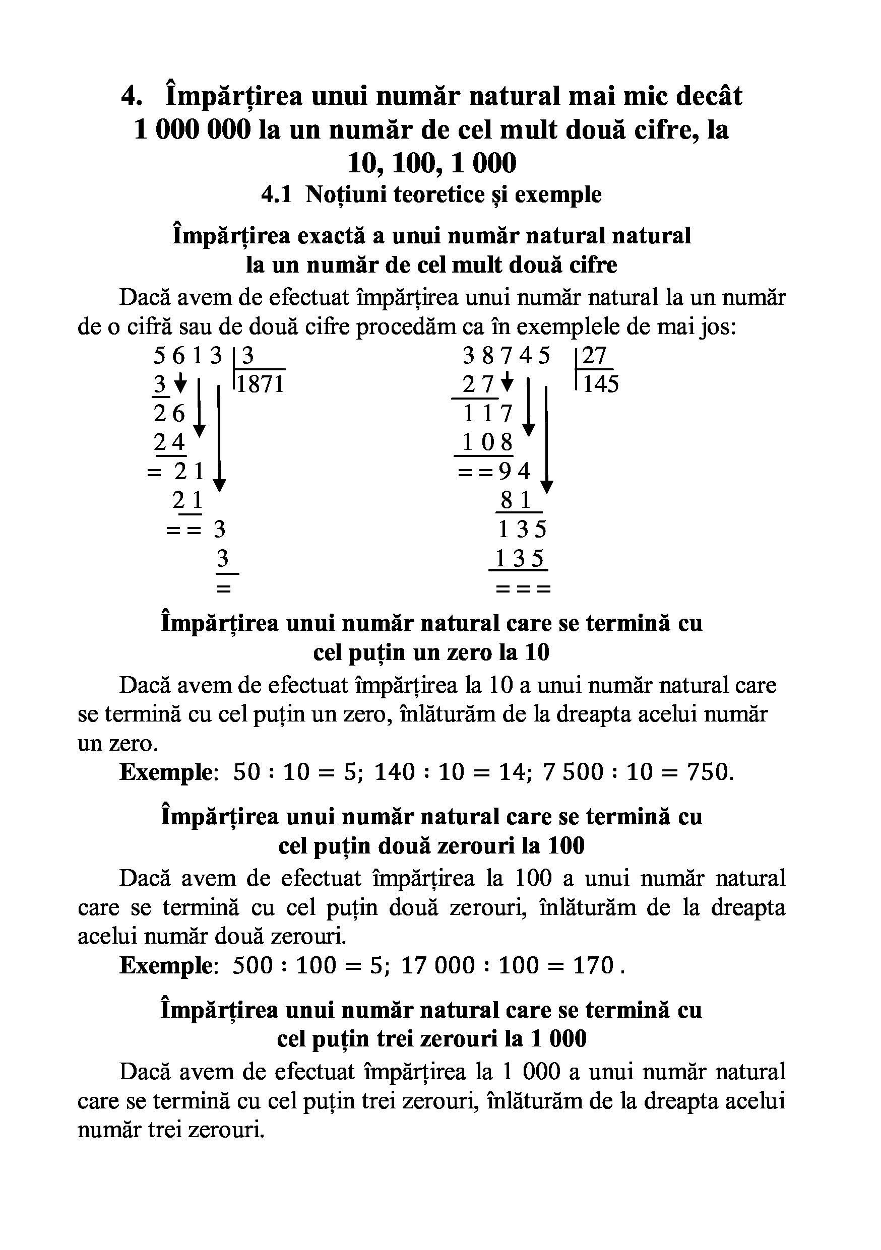 Sa invatam rapid matematica, clasa a IV-a | Gheorghe Adalbert Schneider