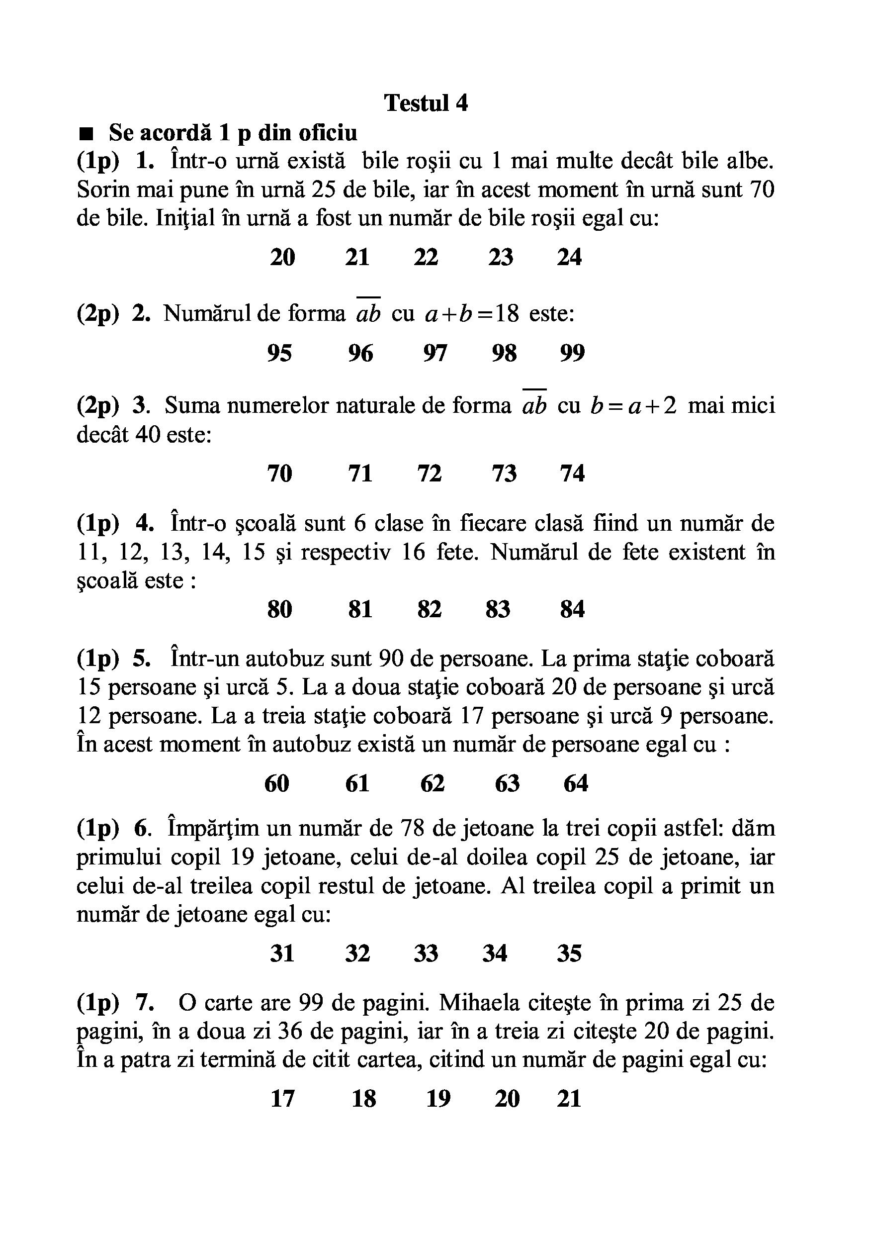 Sa invatam rapid matematica, clasele I – IV | Gheorghe Adalbert Schneider - 6 | YEO