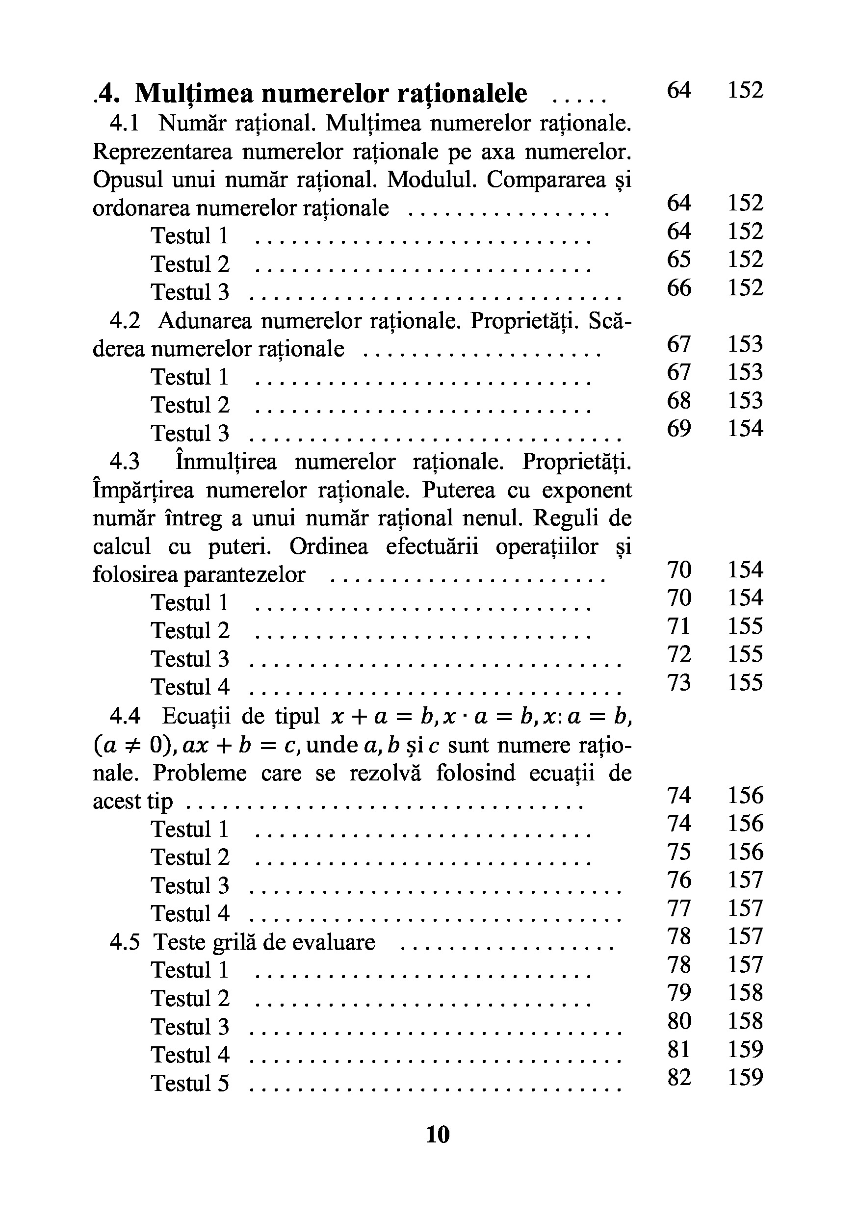 Teste grila de autoevaluare la matematica pentru alasa a VI-a | Gheorghe Adalbert Schneider - 9 | YEO