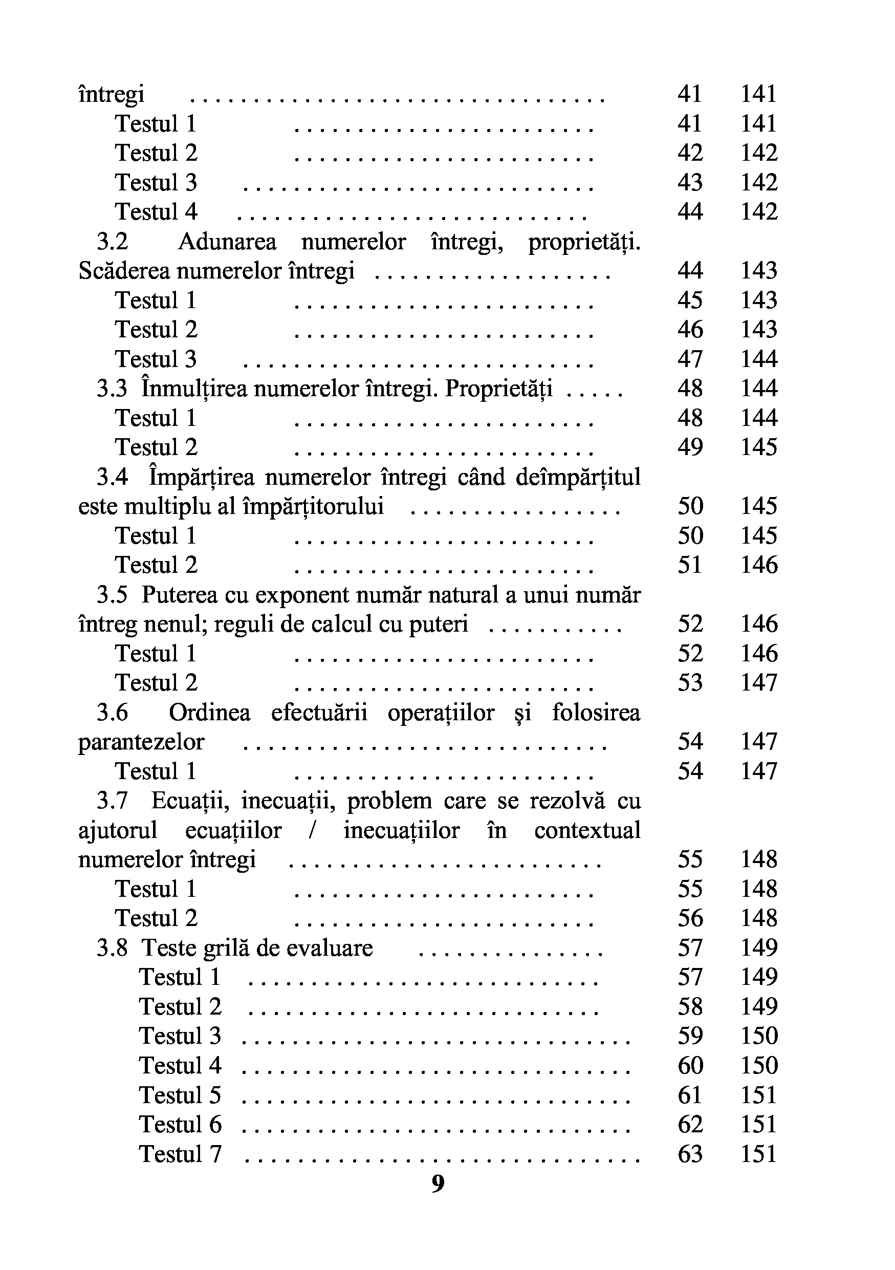 Teste grila de autoevaluare la matematica pentru alasa a VI-a | Gheorghe Adalbert Schneider - 8 | YEO