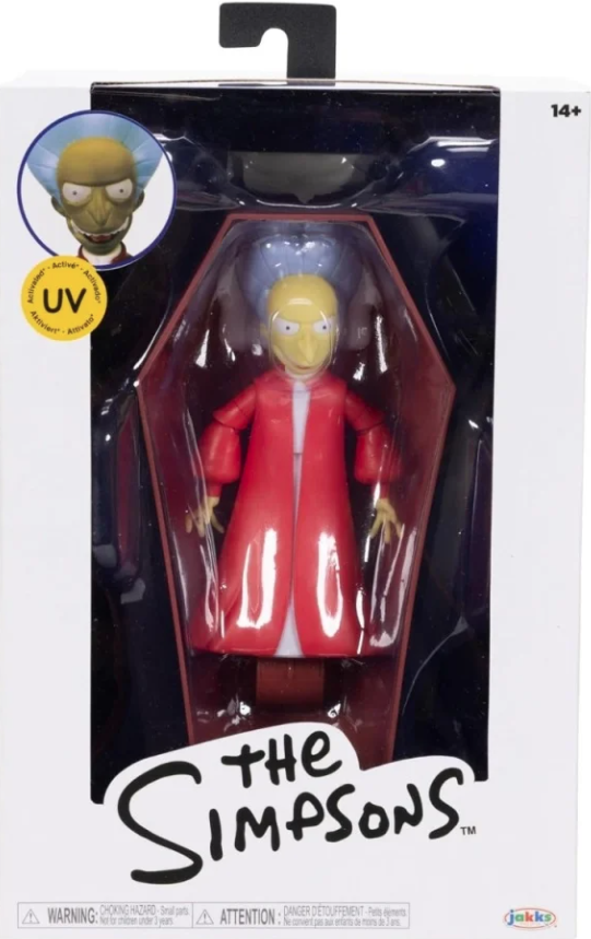 Figurina - The Simpsons - Mr. Burns cu accesoriu si functie UV | Jakks Pacific - 3 | YEO